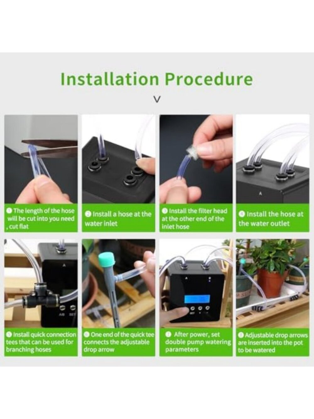 Programmable Indoor Plant Watering System | Automatic Drip Irrigation Kit for 20 - Picture 6 of 6